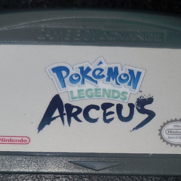 Pokemon Arceus Legends GBA ROM Hack Game Custom Gameboy Advance - Picture 1 of 8
